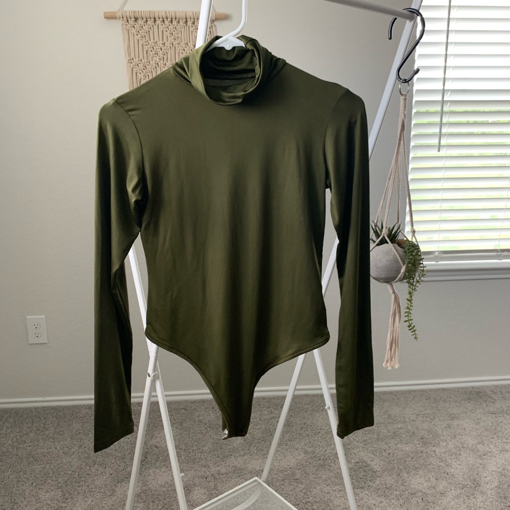 Forrest Green Long Sleeve Bodysuit